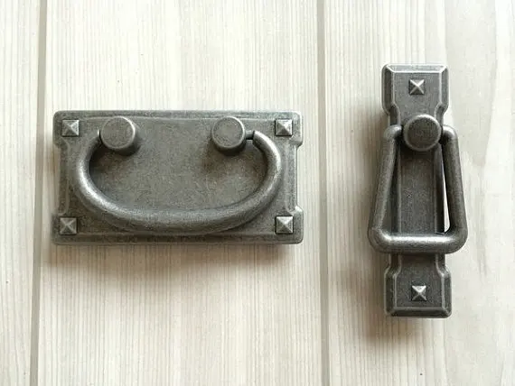 Antique Silver Drawer Pulls