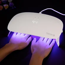 Modelones nature2 24 Вт UV LED лампы для ногтей сушилка Портативный USB кабель для премьер подарок дома Применение гель Лаки для ногтей барабан мини USB лампа