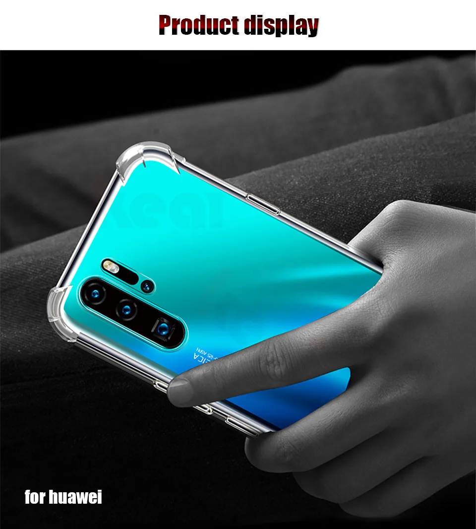 Мягкий ТПУ противоударный чехол для huawei P30 Pro P20 P10 Lite mate 20 10 Pro P Smart Nova 3 3i 2i Honor 10 9 Lite