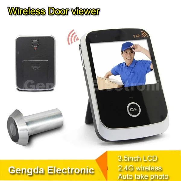 Free Shipping Wide Angle Door Peephole Camera Wireless Digital
