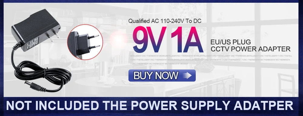 9V 1A Power Adapter