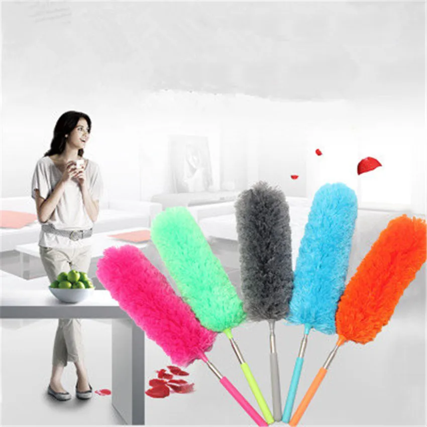 New Adjustable Microfiber Duster for home car Magic Brush Dust Clean Anti Static Sweeping Air Conditioning Furniture Cleaning