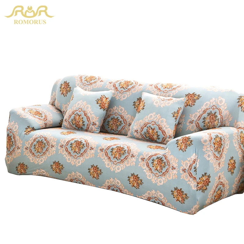 

ROMORUS European Style Cover Sofa Elastic Couch corner Chair Sofa Cover Comfortable All-inclusive Flexible Slipcover Cover 70413