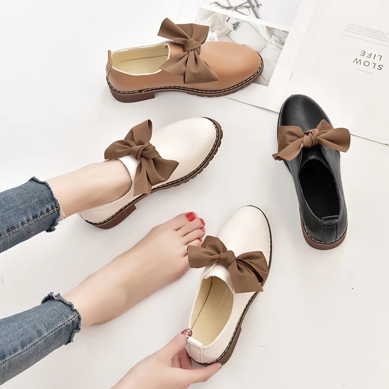 

black school shoes for girls 2019 big size bow princess faux leather girls school shoes