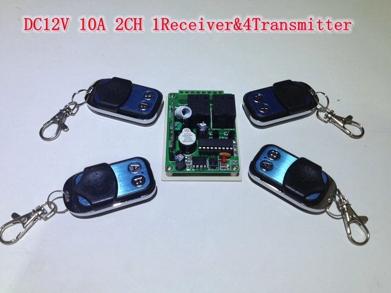 2 CH 433 МГц 315 AC/DC 12V Беспроводной дистанционного Управление переключатель