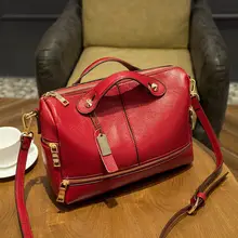 2016 pailletten Damen Tote Umhängetaschen Hochwertigen Pu-leder Boston Tasche Sommer Frauen Messenger Handtaschen QF12
