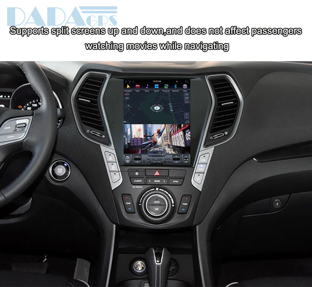 Excellent 10.4"Tesla style ISP Screen Android 7.1 Car multimedia Radio player For Hyundai IX45 2013-2018 GPS Map Navigation no dvd 10