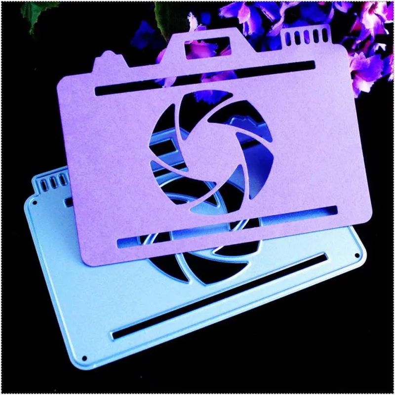 

YLCD727 Camera Frame Metal Cutting Dies For Scrapbooking Stencils DIY Album Paper Cards Decoration Embossing Folder Die Cutter