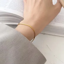 925 стерлингового серебра браслет, модные ювелирные изделия, змеиные кости браслет Мини Простой Студенческая женская серебряная рука ювелирных изделий