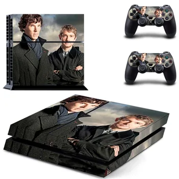 

Sherlock Holmes Film PS4 Skin Sticker Decal Vinyl for Dualshock Playstation 4 Console and 2 Controller PS4 Sticker Skin