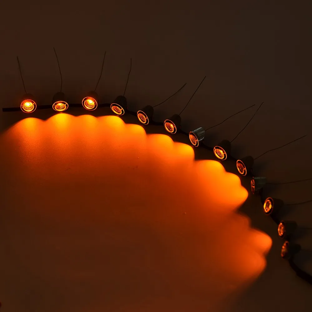 1 Pair 3528 5050 Car Lights 12V White Color Daytime Running Lights