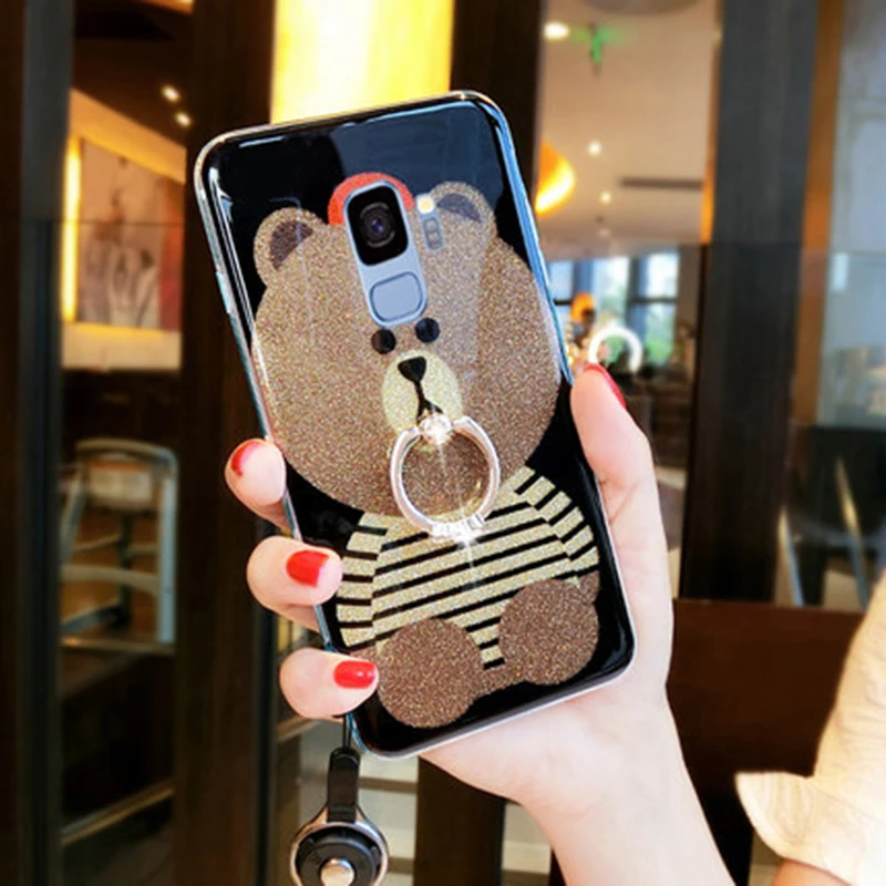 

2pcs For Samsung Galaxy S9 S9plus Case S9+ S9 cover Soft border Cases For Samsung S 9 S9 plus back cover G9650 G9600 shell