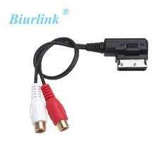 Biurlink 5 x media музыка Интерфейс ami RCA аудио кабель-адаптер для VW Гольф Passat AUDI A4 A6 A7 q7 S7