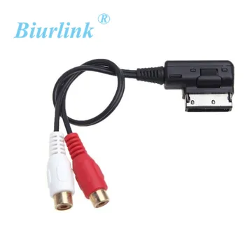 

Biurlink 5 x Media Music Interface AMI to RCA Audio Cable Adapter for VW Golf Passat AUDI A4 A6 A7 Q7 S7