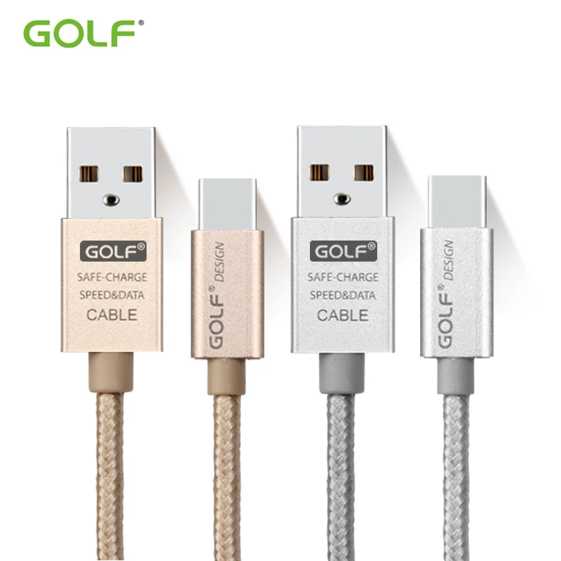 

GOLF 1m Type-C USB Data Sync Charging Cable For Huawei Mate9 OnePlus 3 5 6 Samsung S8 S9 LG G6 Redmi Note7 Android Phone Charger