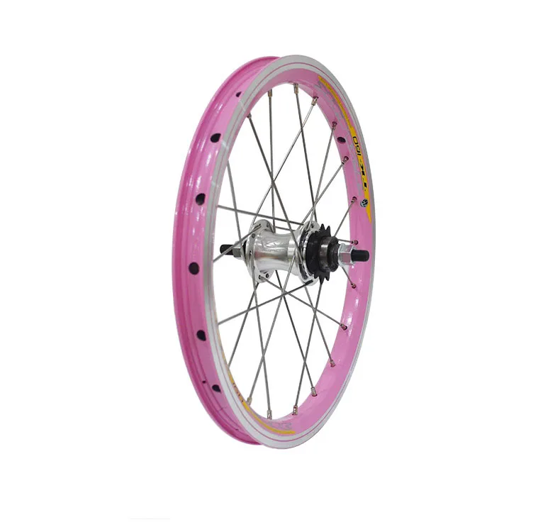 Sale 16 inch Folding Bike Wheels kids bicycle wheel 20 Holes V brake BMX Bicycle Wheelset 12