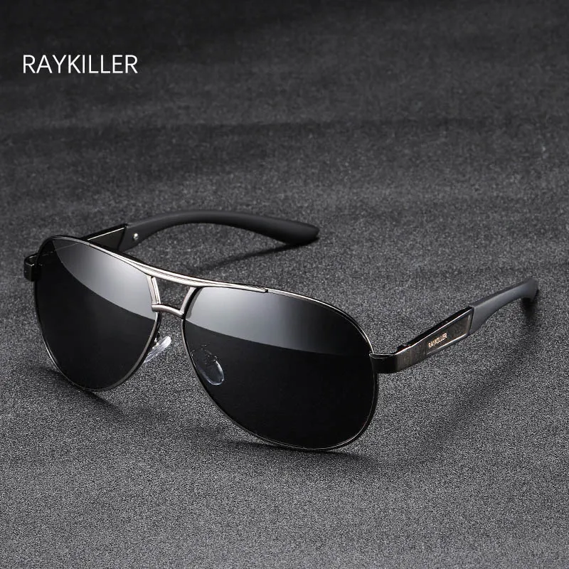 Мужские и женские очки-авиаторы RAYKILLER брендовые поляризационные зеркальные