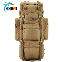 Hot 70L Big Capacity Outdoor Sports Bag Military Tactical Backpack Hiking Camping Waterproof Wear-resisting Nylon Rucksack