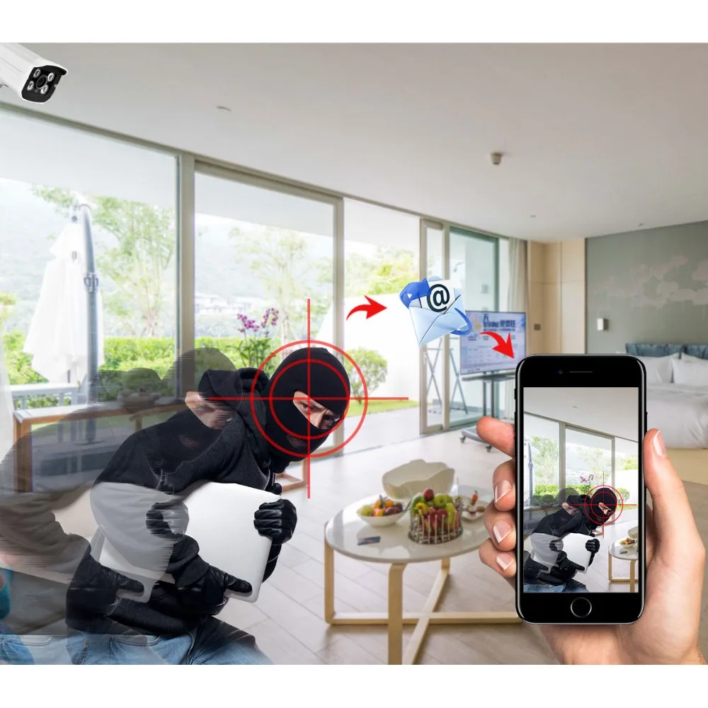 Беспроводная ip камера GADINAN HD 1080P 2 Мп 720P Wi Fi аудио слот для sd карты безопасность
