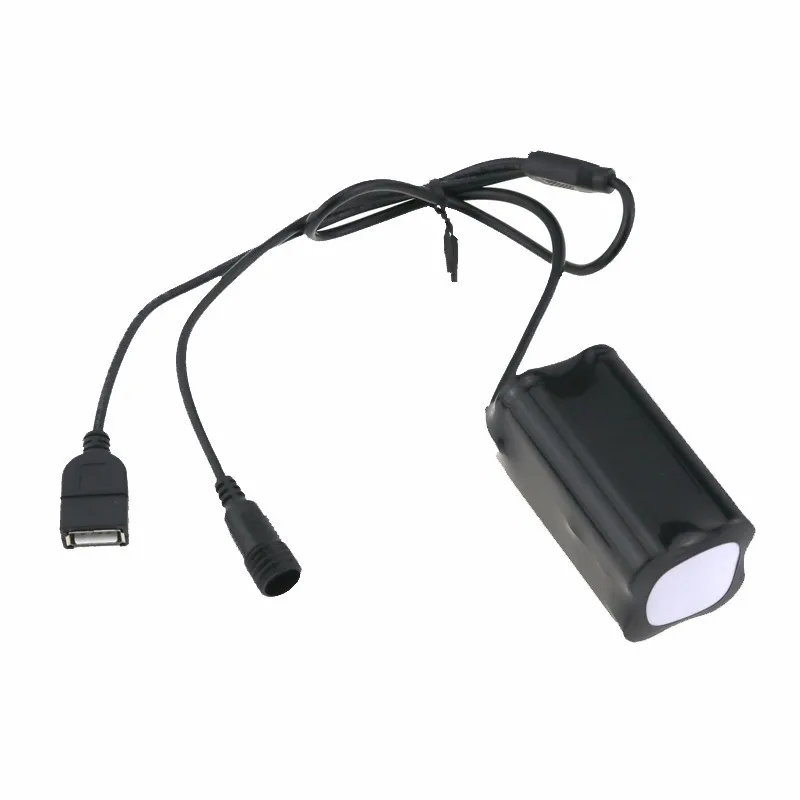 Top USB+DC Port Bike Light 6400mAh 4x 18650 Battery Pack 8.4V for SolarStorm X2 X3 T6 Lamps + 8.4V Battery Charger 3