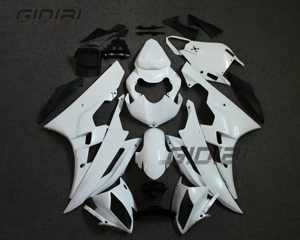 

Unpainted ABS Injection Mold Bodywork Fairing Kit For YAMAHA YZF R6 2006-2007 06 07 +4 Gift