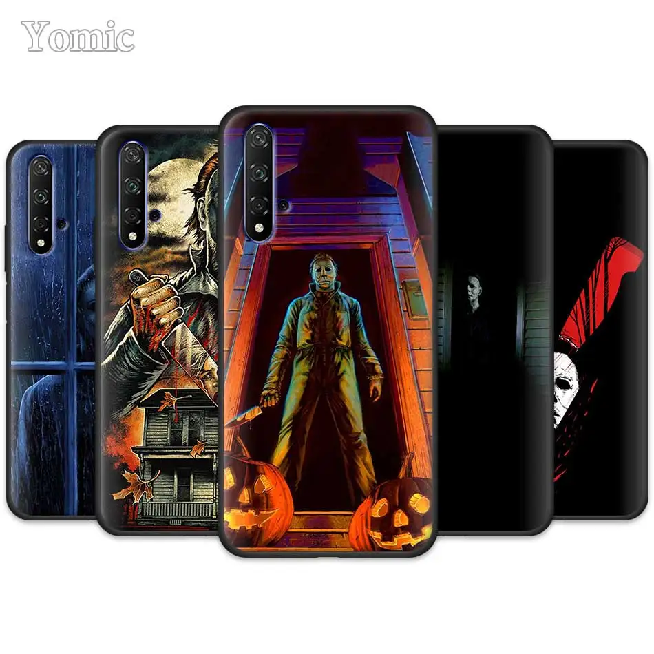 

Michael Myers Halloween Black Silicone Case for Huawei Honor 20 Pro 9 10 20 Lite 7A 7C 7S 8A Pro 8X 8C 8S View 20 Cases Coque