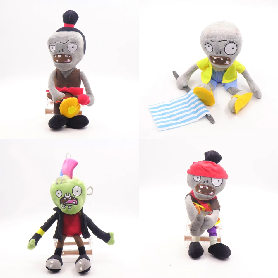 

20-30cm 9 Styles Plants Vs Zombies Plush Toys Pvz Zombies Plush Stuffed Toys Soft Game Toy For Children Kids Birthday Gifts