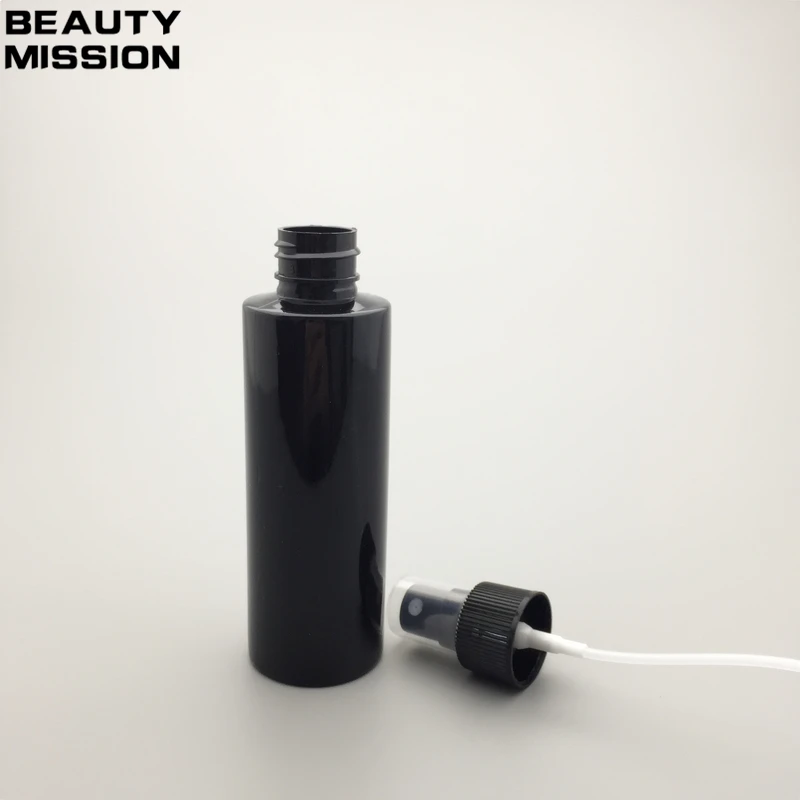 Ferramentas de Maquiagem! Garrafa de Spray de Plástico Animal de Estimação Recipiente da Amostra de Perfume Práticas Preto Vazio Recarregáveis Atomizador Pequeno 120 ml 4 Garrafa de Spray de Plástico Vazio, recarregáveis