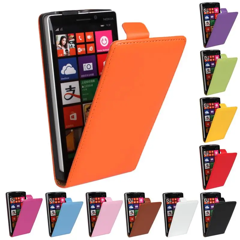 Genuine Leather Case for Nokia Lumia 930 Flip Style Phone Bag Vintage Cover Cases For Microsoft Lumia 930 Case Wallet IDOOLS