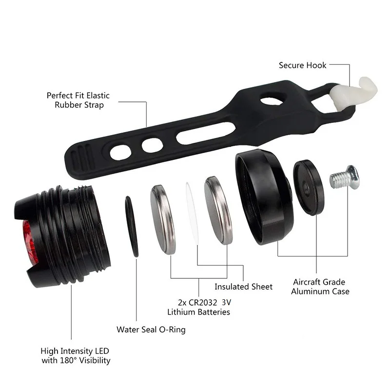 Clearance Bicycle Light Tailight Red Flash Lights 3 Modes for Safety Warning Lamp Waterproof Cycling Tail Helmet Red Flash for Cycling 4 Clearance Bicycle Light Tailight Red Flash Lights 3 Modes for Safety Warning Lamp Waterproof Cycling Tail Helmet Red Flash for Cycling 4