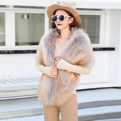 2019 New Spring Cheap Autumn Winter Red Black Big Warm Bolero Bridal Cape Fur Jacket Bridal Cloaks Party Wedding Coat QA1494