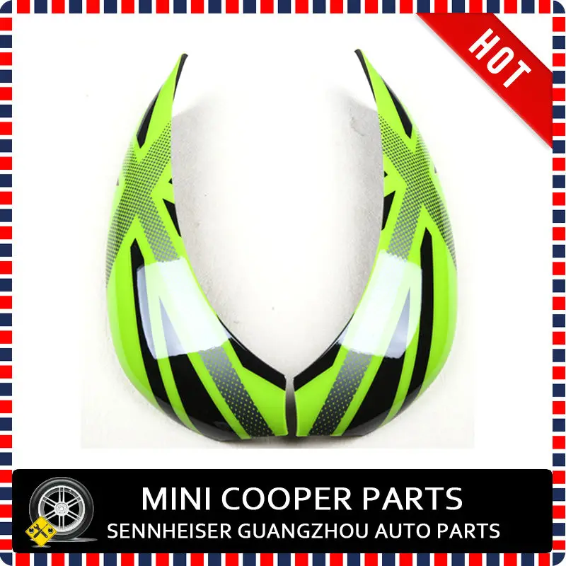 Абсолютно ABS материал УФ защищенный зеленый Юнион стиль консоль крышка зеленый цвет для mini cooper s countryman(2 шт./компл