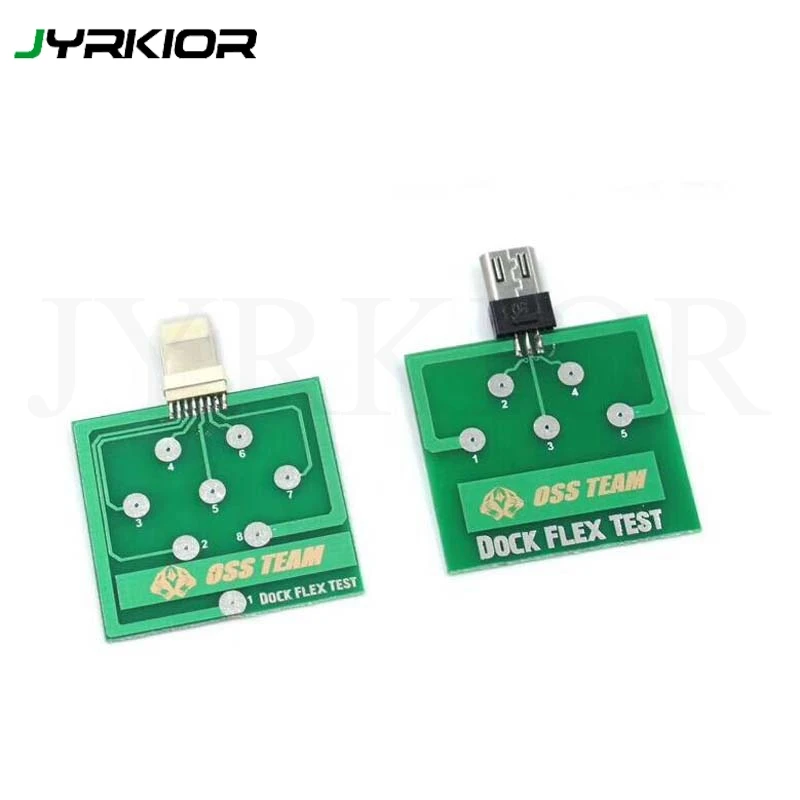 

Jyrkior Micro Dock Flex Test Board For iPhone Samsung Android Cell Phone U2 Battery Testing USB Chargiing Port Replacement Tool