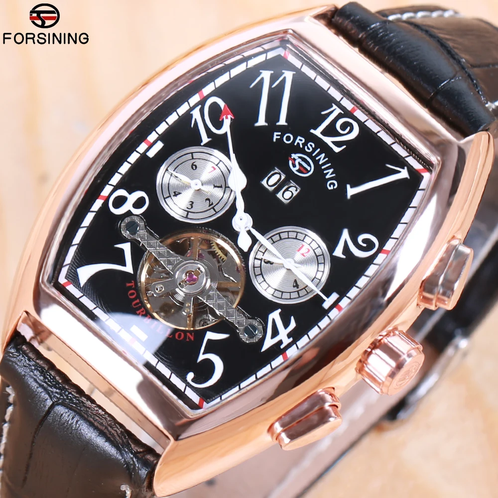 Forsining Date Month Display Rose Gold Case Mens Watches Top Brand Luxury Automatic Watch Montre Homme Clock Men Casual Watch Forsining Date Month Display Rose Gold Case Mens Watches Top Brand Luxury Automatic Watch Montre Homme Clock Men Casual Watch