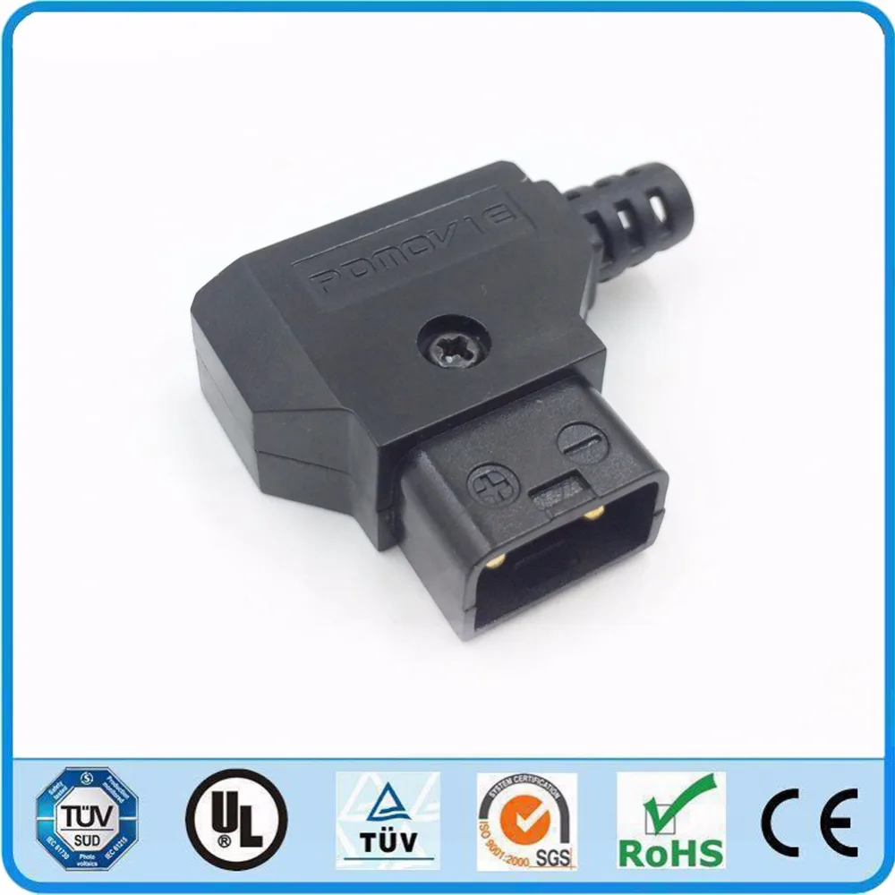 

DTAP D-Tap Male Plug, Power input output Power Supply Connector Plug for DSLR Rig power cable V-mount Anton Bauer Battery