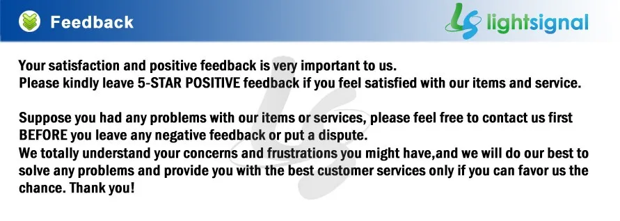 feedback