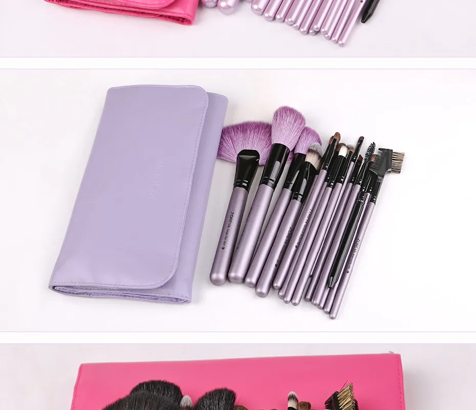 pink makeup brush 18pcs15