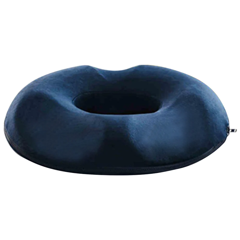 Ортопедическая подушка для сиденья из пены с эффектом памяти помогает при боли в спине при радикуляции для вашего офисного кресла 45*41*7 - Цвет: blue