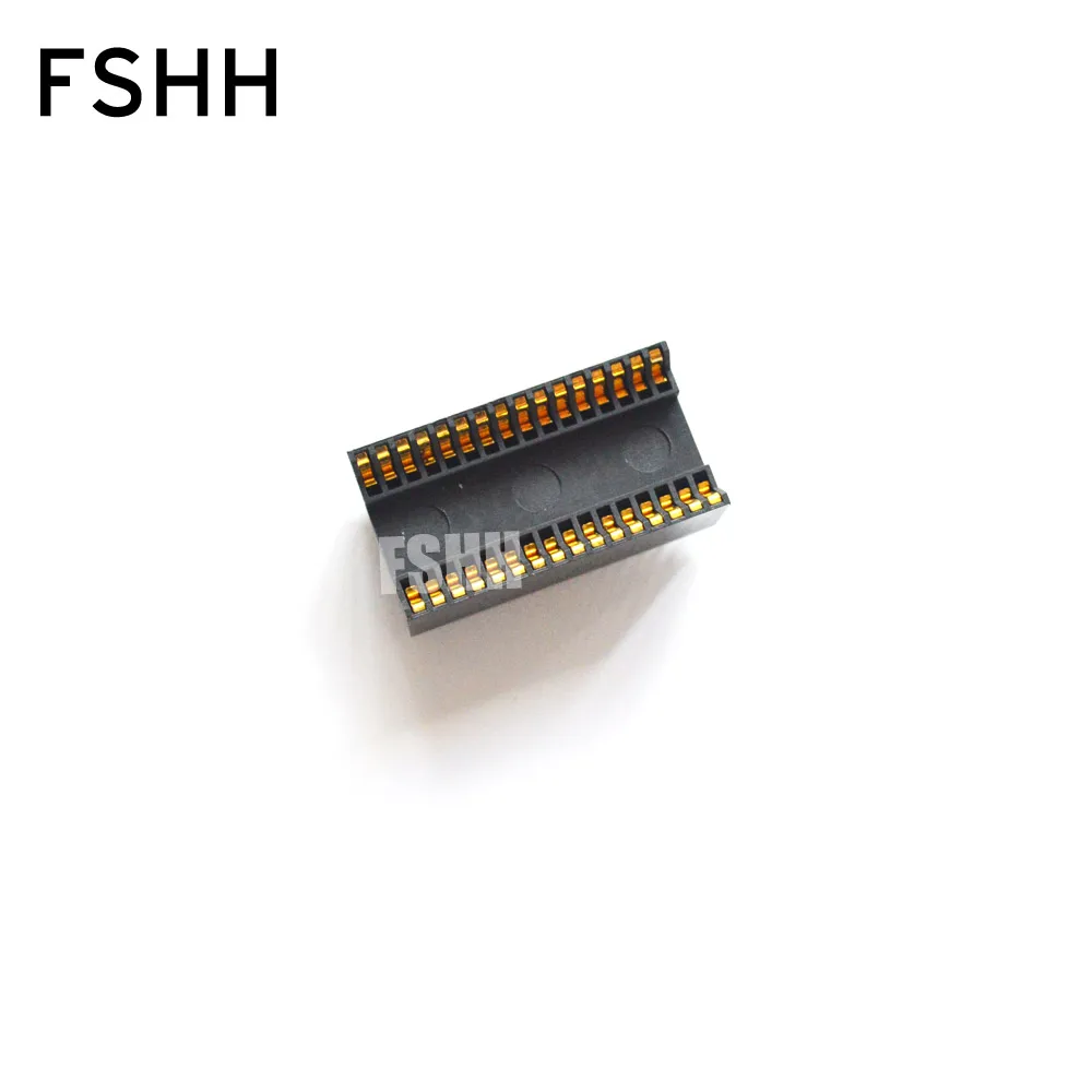 

600-100-32 IC SOCKET/IC Test Socket DIP32 Socket/DIP32W Burn-in Socket Pitch=2.54mm width=15.24mm/600mil
