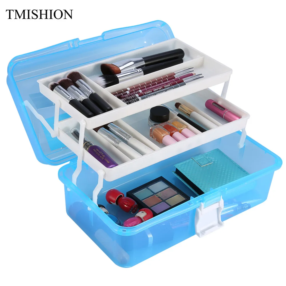 Multifunctional Tattoo Makeup Box Container Empty Tatoos Storage Box