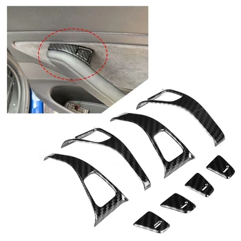 

Door Lock Switch Button Cover Trim Sticker Accessory Decoration Fits for Tesla Model 3 2018 2019 car accessories interior