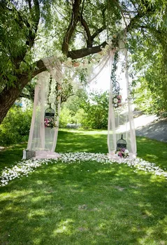 

Backgrounds for Photo Studio Vinyl Photography Backdrops Romantic Wedding in the woods Fotografia G-243