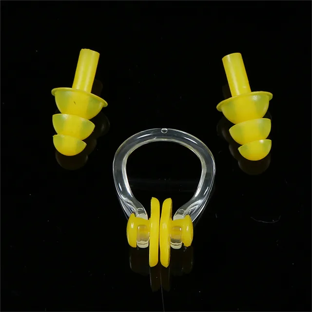 Nose clip earplugs set Surf diving swimming pool accessories for adults