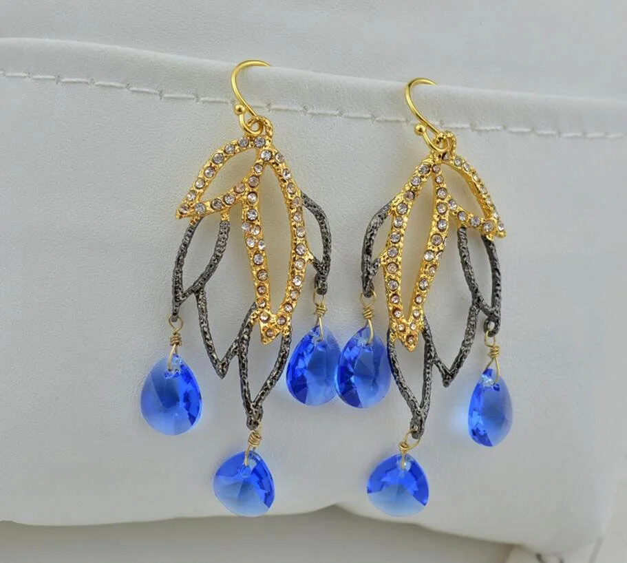 

CSxjd 2019 Luxury Fashion Crystal Women's Drop Earrings