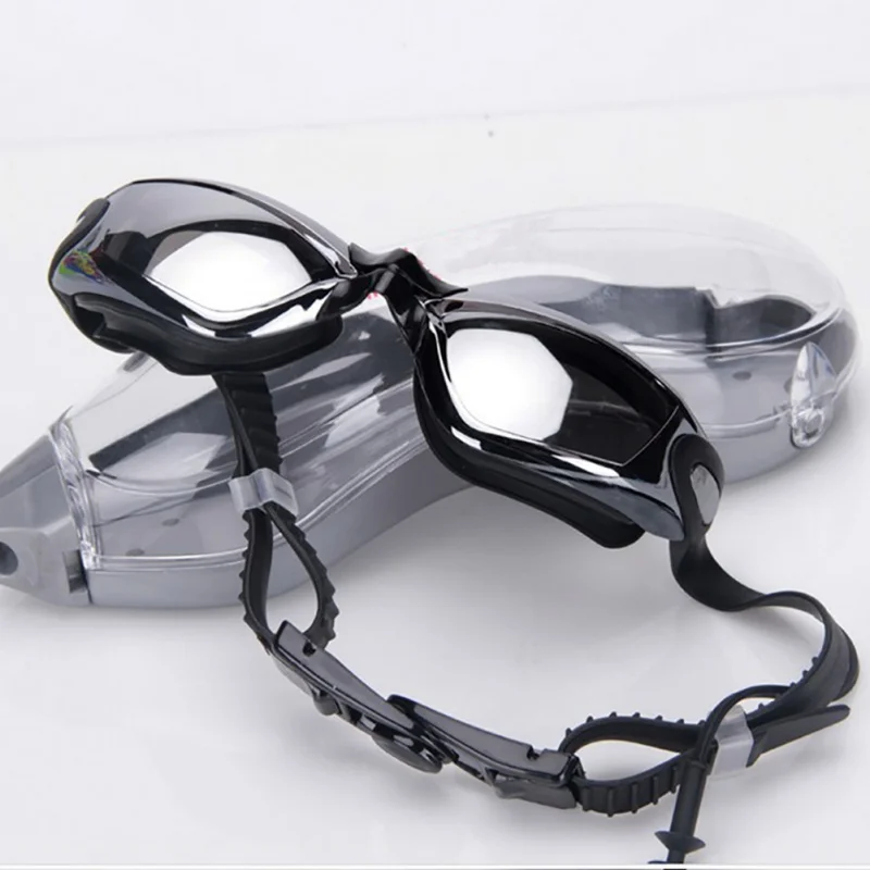 Унисекс Открытый Водные виды спорта плавательные очки сиамские силиконовые затычки для ушей покрытие новые плавательные очки спортивные очки с затычкой для ушей