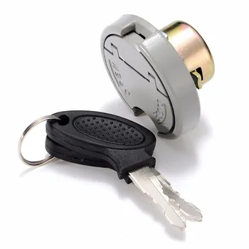 

For Honda TAOTAO GIOVANNI 1Set Motorcycle Gas Tank Cap Stainless Steel Shell/ Alloy Key GY6 4-Stroke 139QMB Mayitr