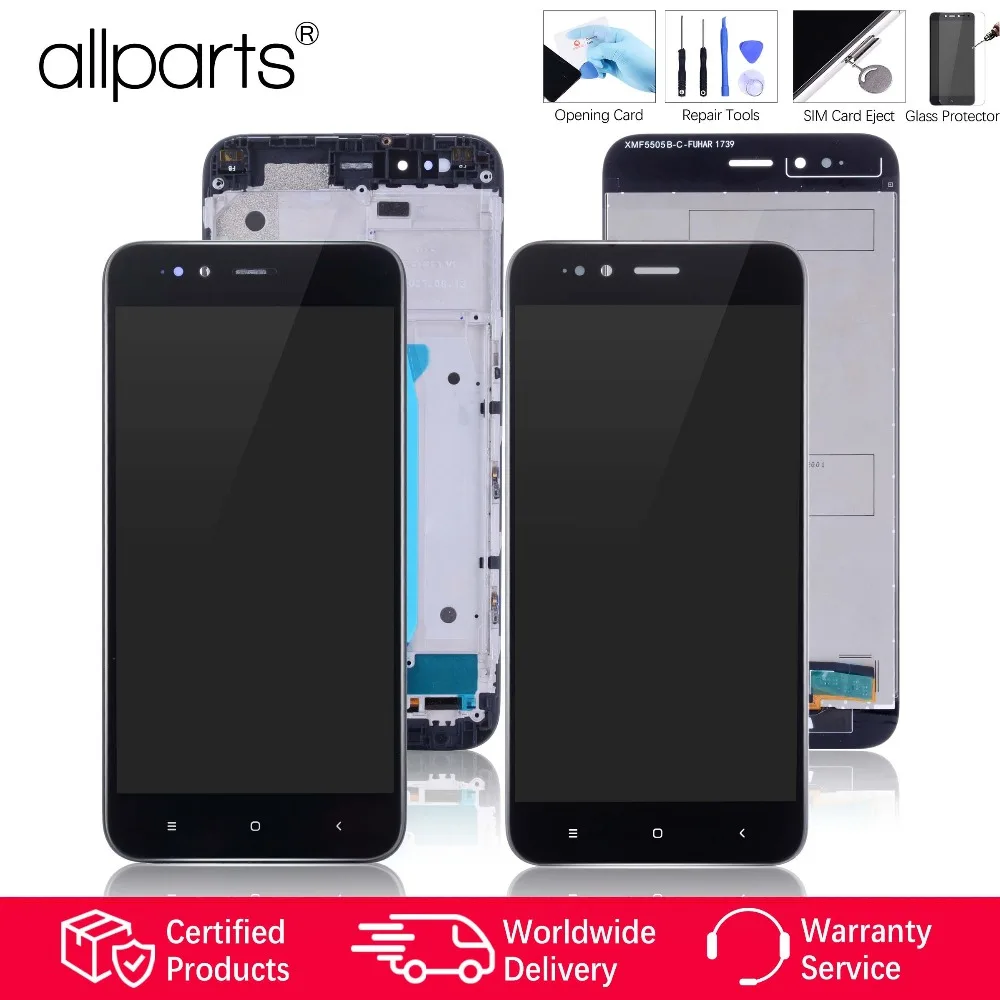 

5.5" Original Display For Xiaomi Mi A1 LCD Touch Screen with Frame For Xiaomi Mi A1 LCD Display For XiaoMi 5X Mi5X Replacement