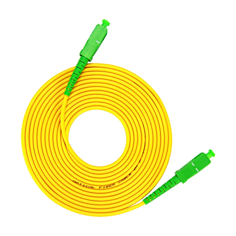 10 шт. SC APC в SC APC Simplex 2,0 мм 3,0 мм ПВХ одномодовый волоконный патч-кабель fibra оптика перемычка