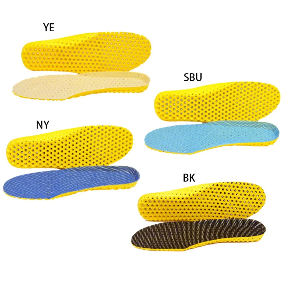 Sports Functional insole Light Weight Breathable orthopedic Running Cushion Insoles for Shoes Pad Solid plantillas para los pies
