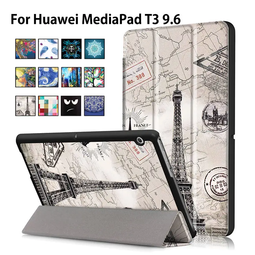 Case For Huawei MediaPad T3 10 AGS L09 AGS L03 9 6 Inch Cover Funda Tablet